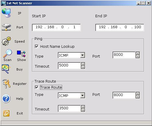 1st Net Scanner Screenshot